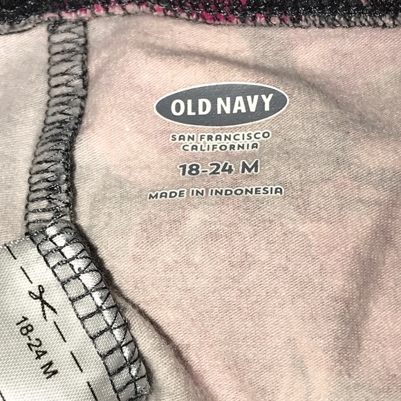 Old Navy Floral Print Leggings (18-24 months) - Picture 2 of 7